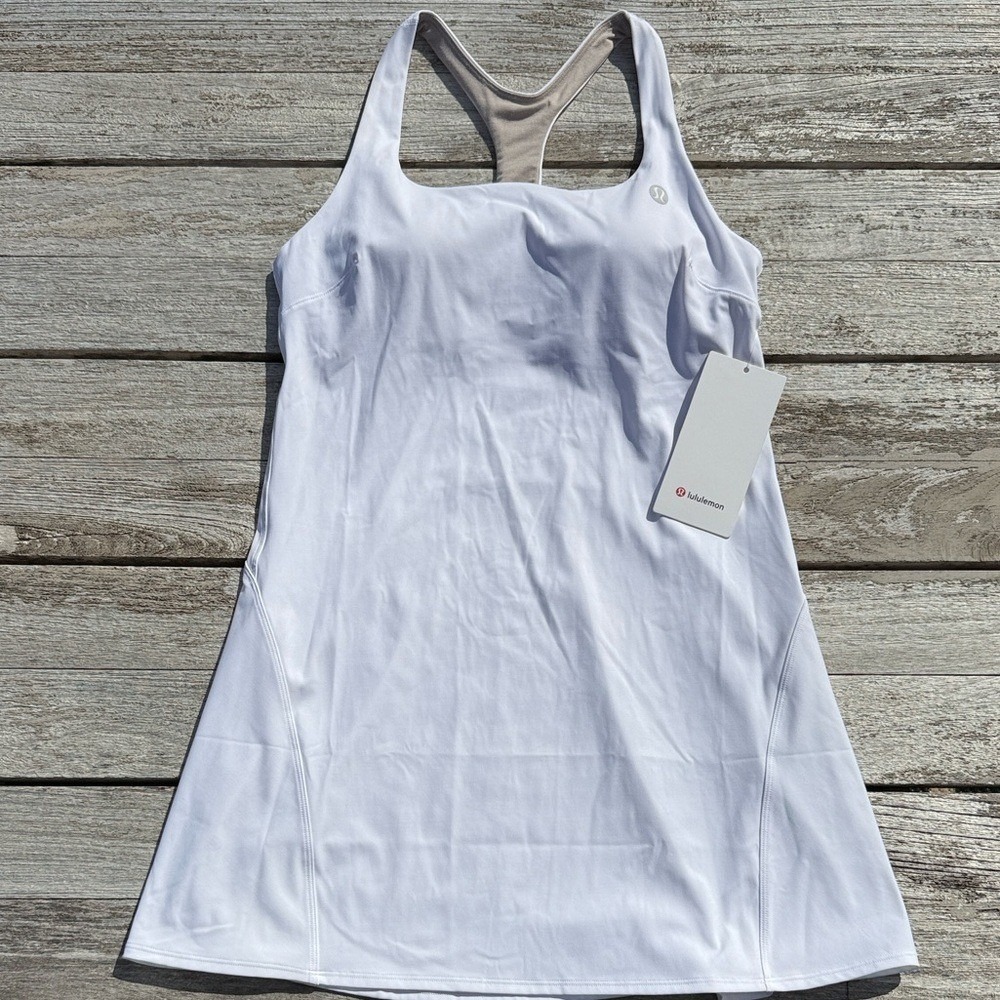 NWT lululemon White Racerback Dress